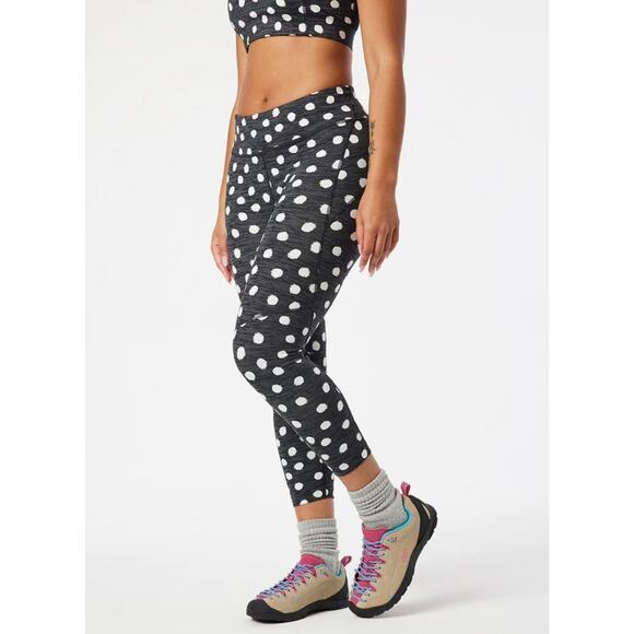 NWT Outdoor Voices polka dot TechSweat 3/4 legging size XS - Picture 1 of 6
